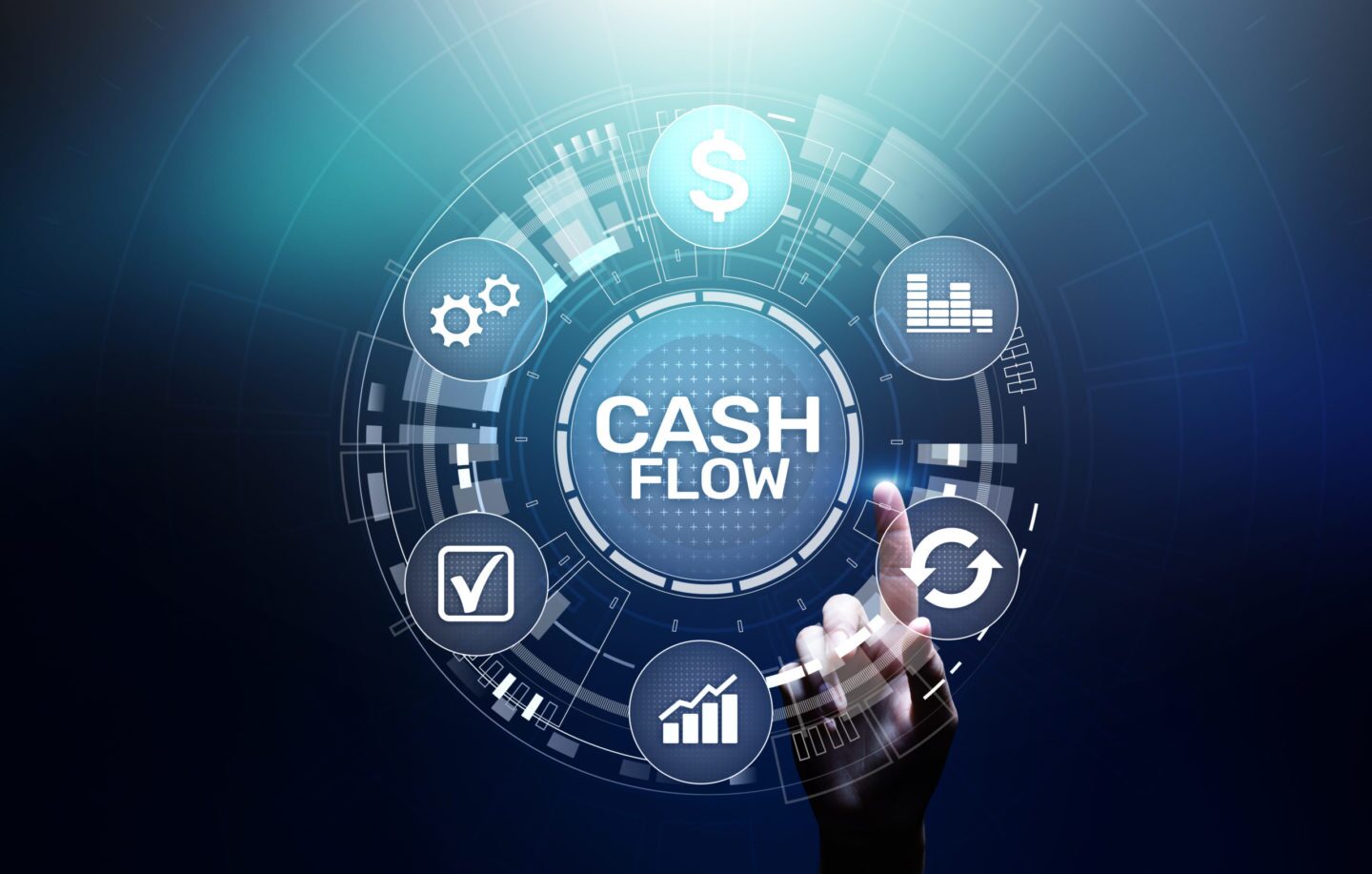 Cash Flow Image: Money Data Service Circle Cash Flow